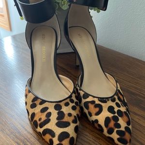 Ankle Strap Animal Print Pump